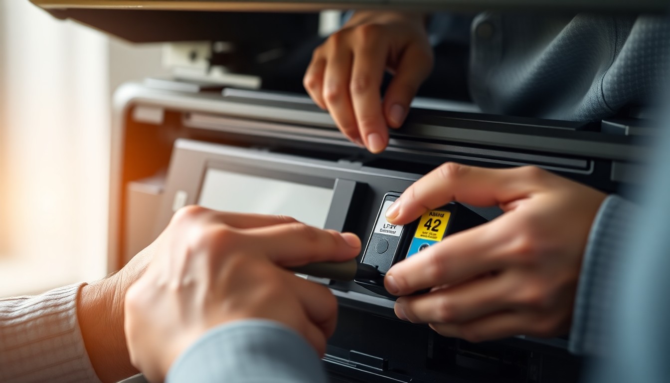 Tutoriel pas à pas  comment changer une cartouche dimprimante hp