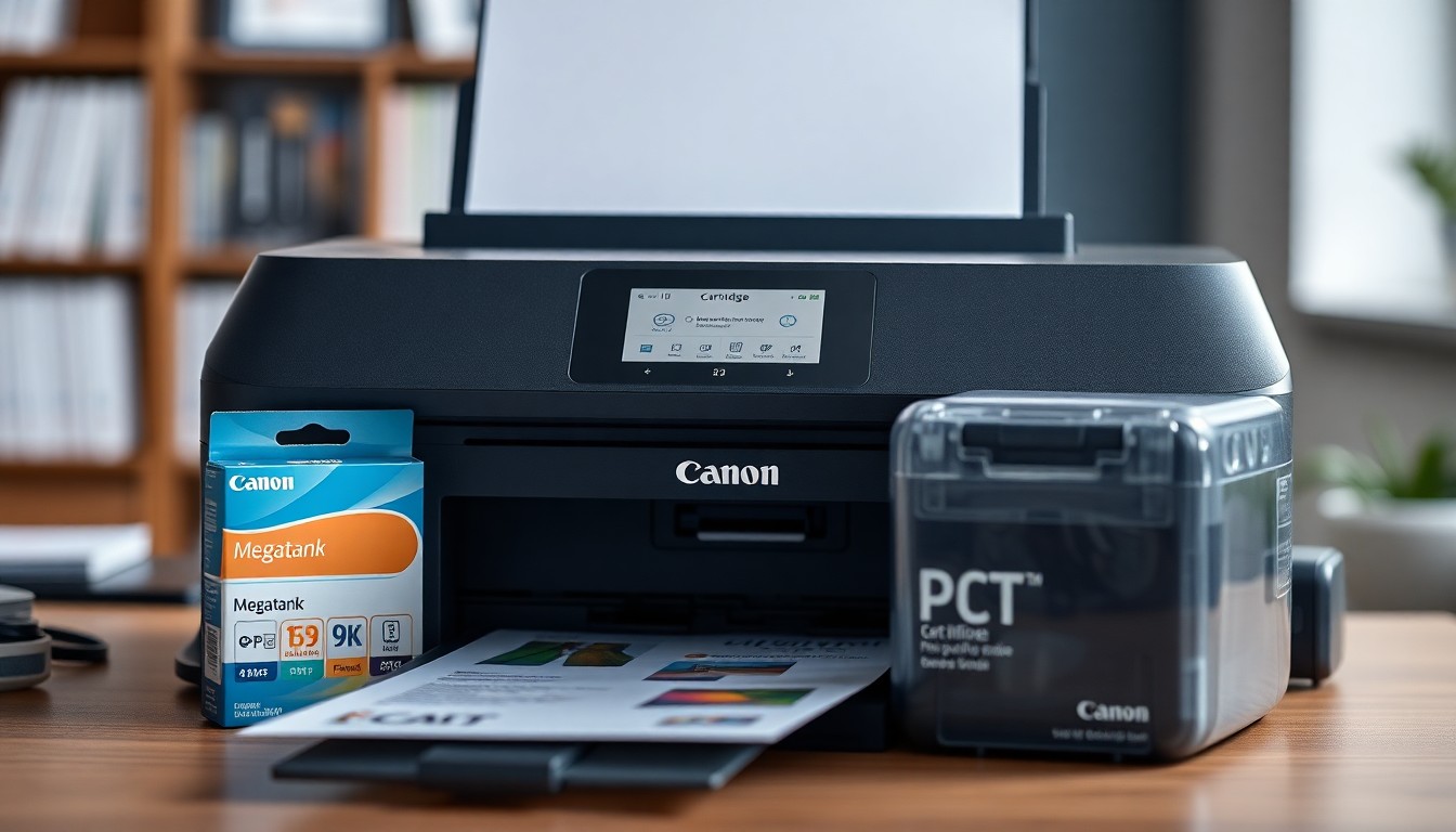Imprimante canon  modèle à cartouche ou réservoir megatank 
