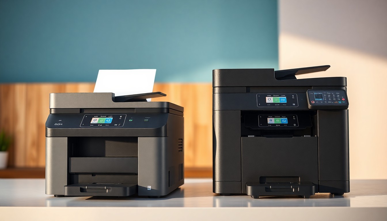 Comprendre les différences fondamentales laser vs jet dencre