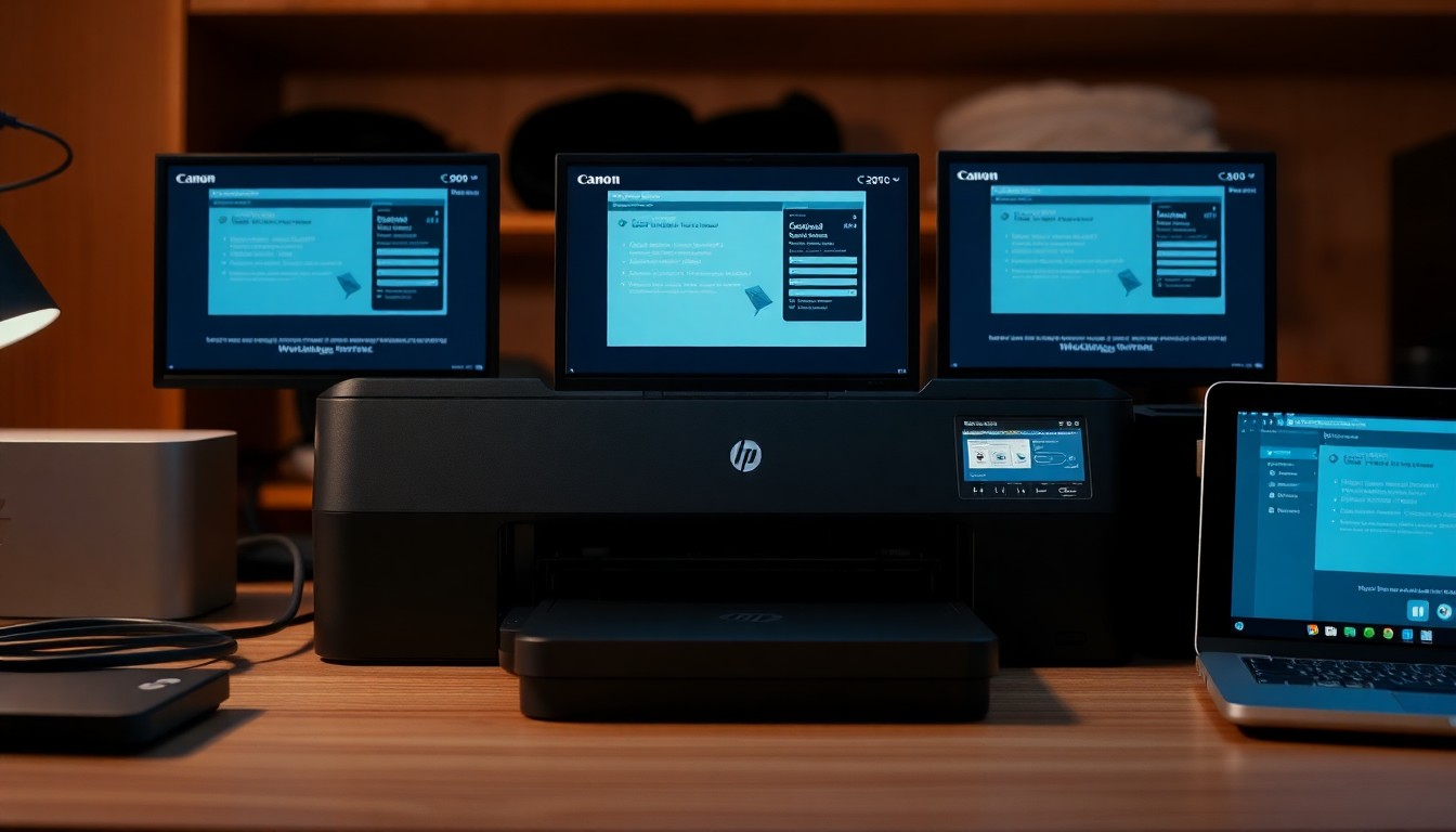 Processus complet dinstallation du pilote canon