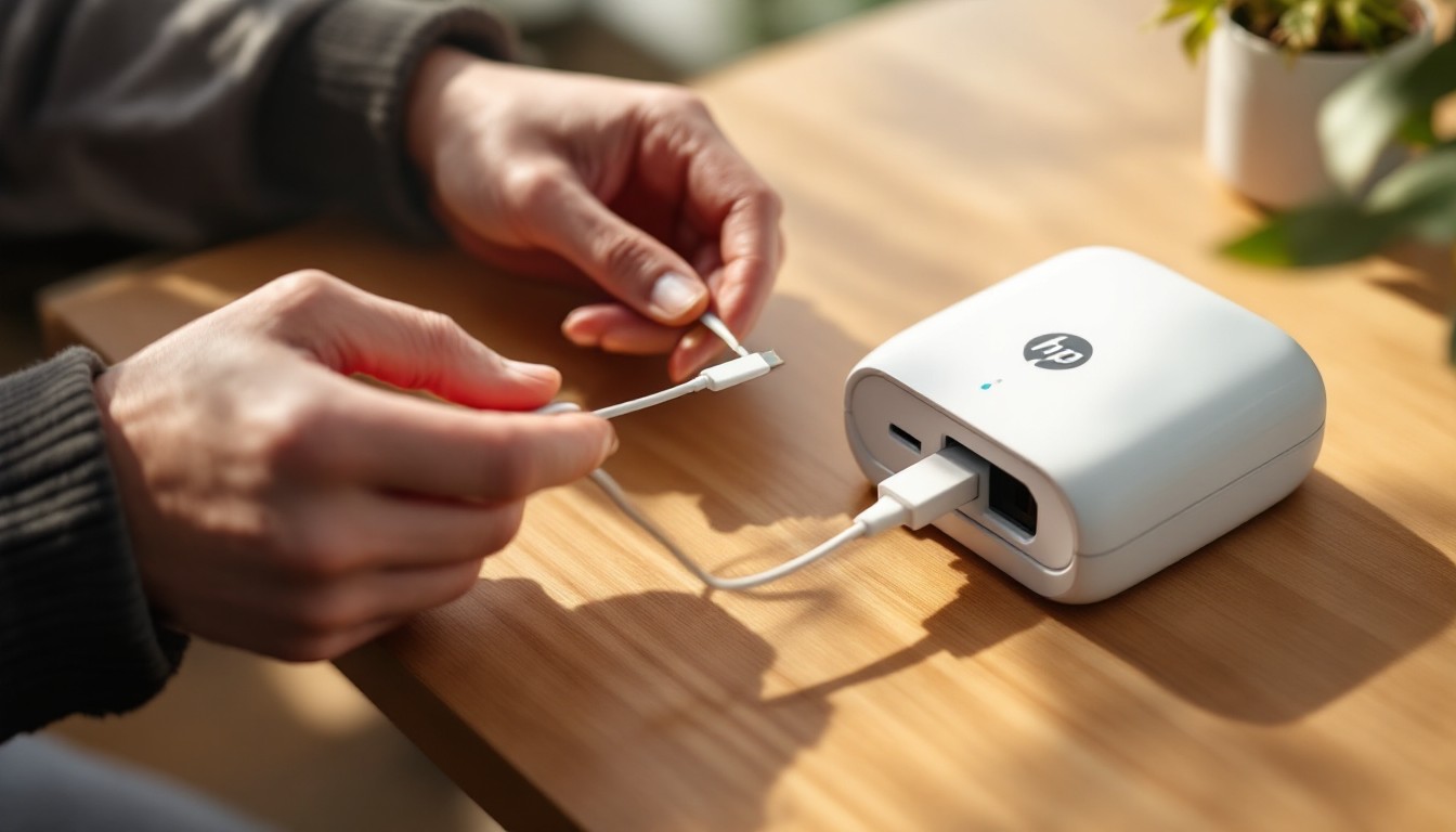 Comment charger et allumer la HP Sprocket